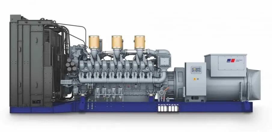 mtu diesel generator for industrial power supply in Iraq